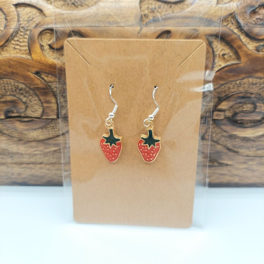 Strawberry Earrings - Picture 1 of 3